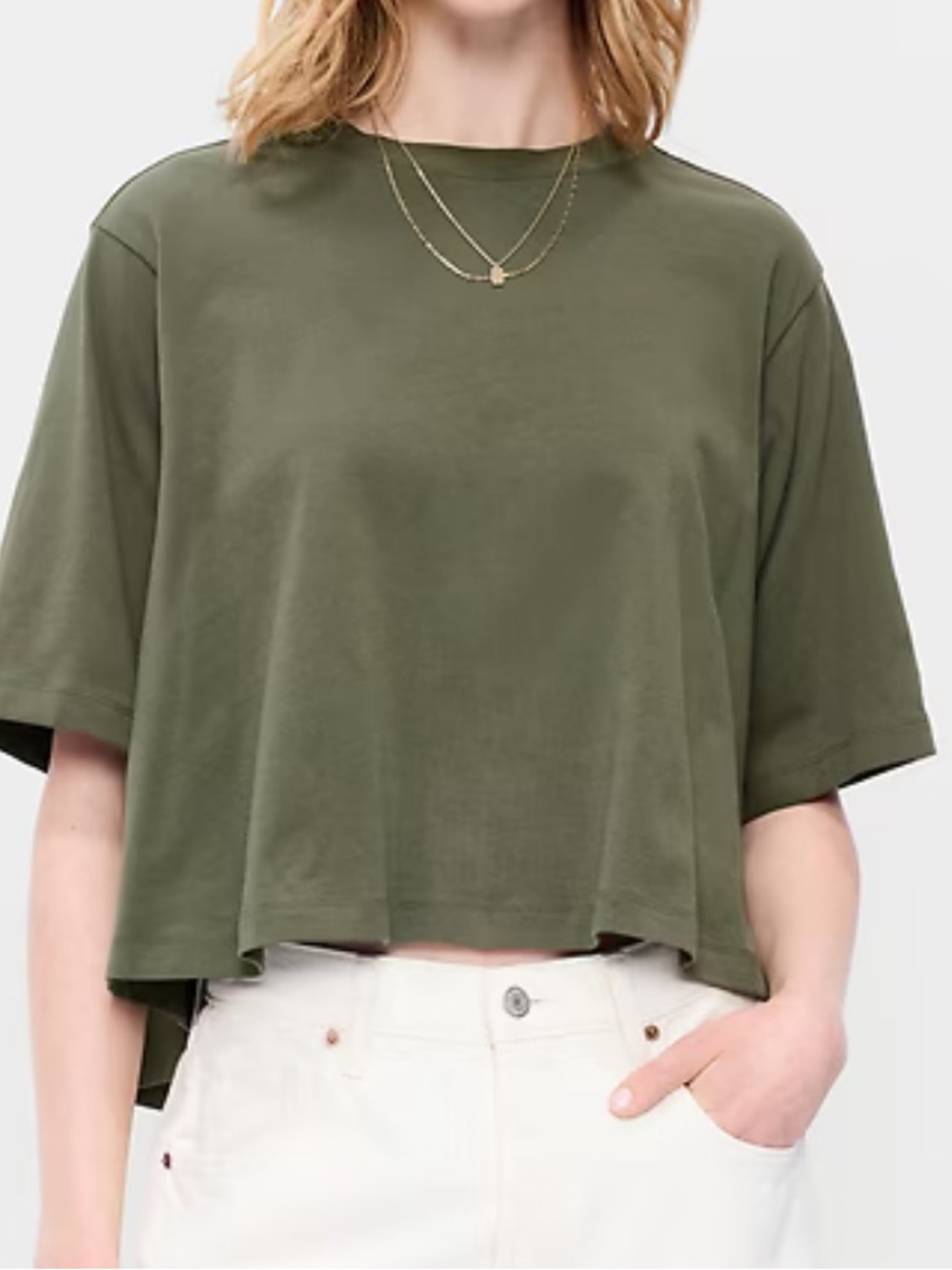 OLD NAVY Short-Sleeve Trapeze T-Shirt